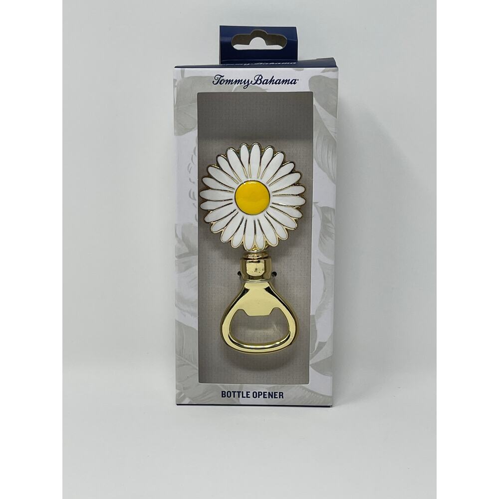 Tommy Bahama Enameled Daisy Flower Bottler Opener NEW
